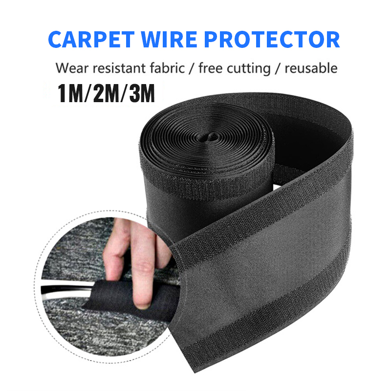 7 Hook-and-loop Carpet Cable Protector