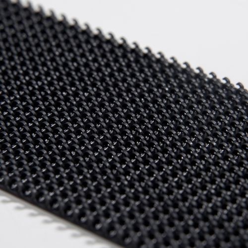 Hook and loop tape patch detail showing hook density